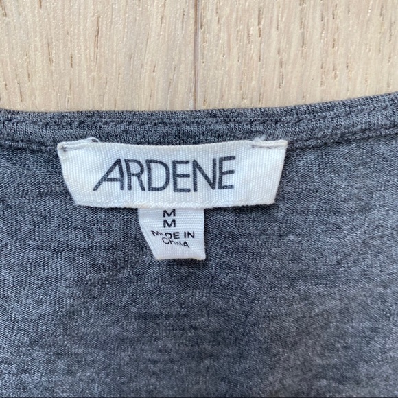 Grey Wrap-Style Long Sleeve - Picture 4 of 5